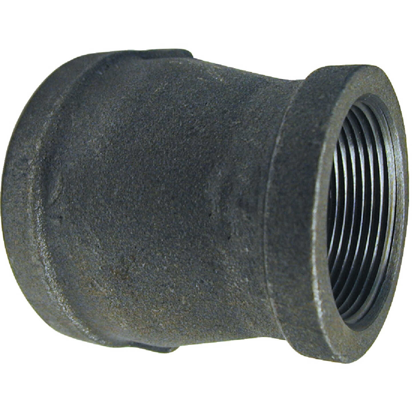 Southland 1/2 In. x 3/8 In. Malleable Black Iron Reducing Coupling Image 1