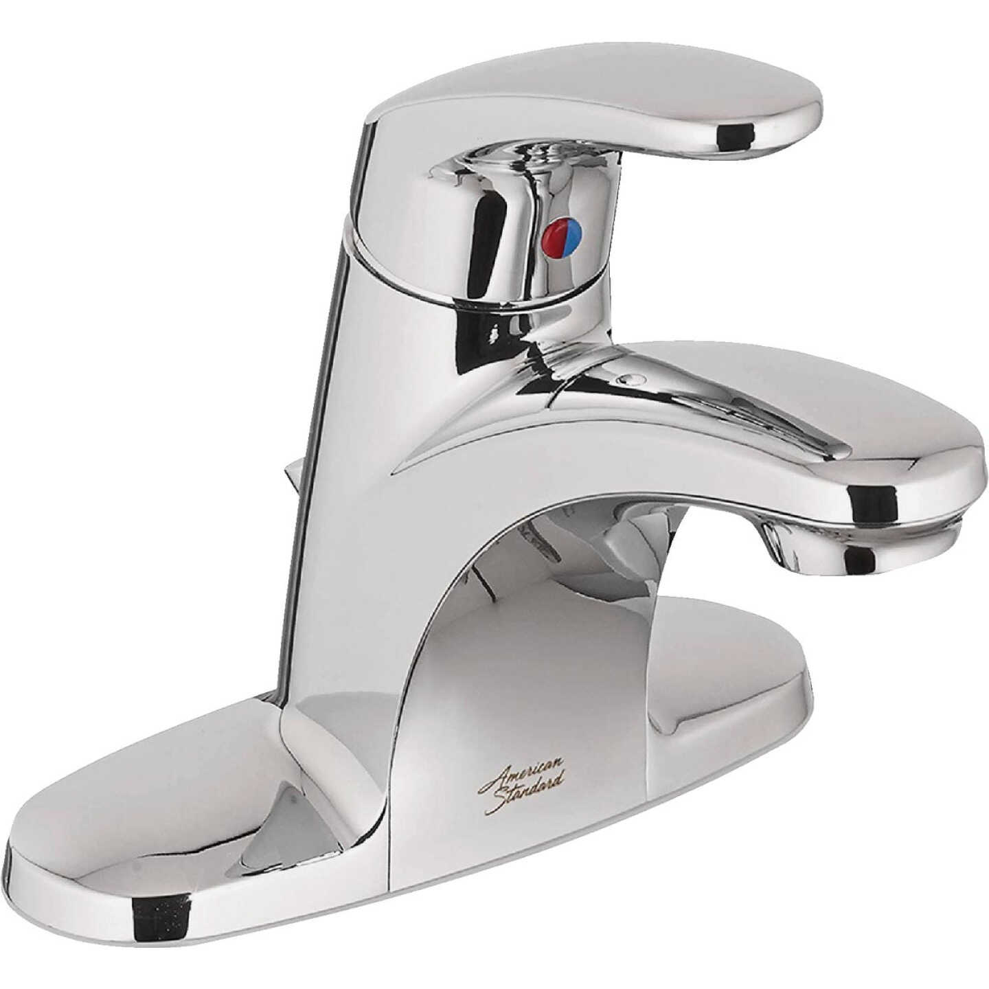 American Standard Cadet Chrome 1-Handle Lever 4 In. Centerset Bathroom Faucet with Pop-Up Image 1