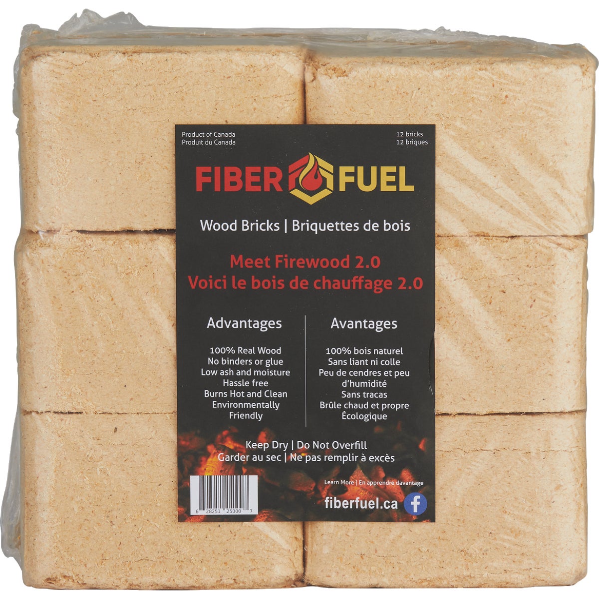 Fiber Fuel Wood Bricks Image 2