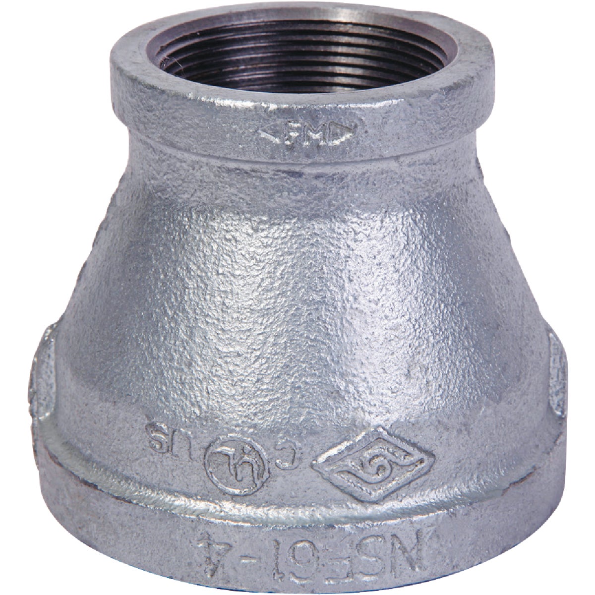 Southland 2 In. x 1-1/2 In. FPT Reducing Galvanized Coupling Image 1