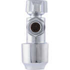 SharkBite 1/2 In. Push-to-Connect x 3/8 In. OD Compression Chrome-Plated Brass Quarter Turn Angle Valve (4-Pack) Image 7