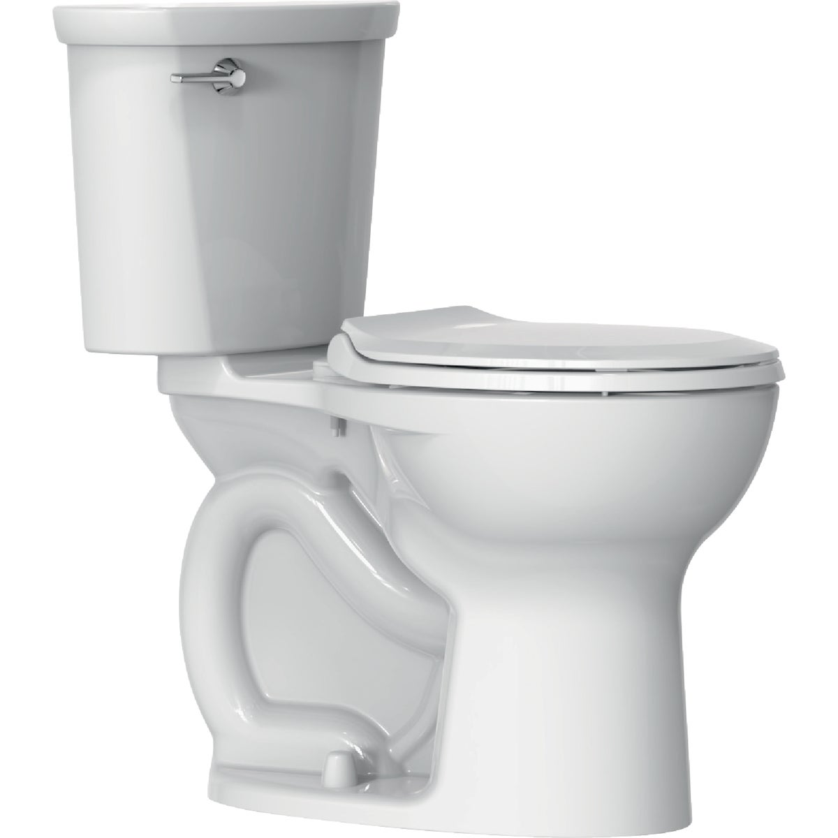 American Standard Cadet 10 In. Rough-In White Chair Height Round Bowl 1.28 GPF Toilet Image 6