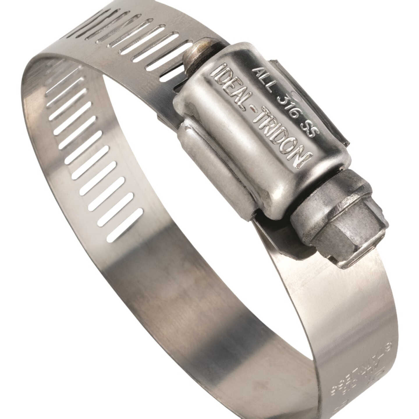 Ideal 6-1/2 In. x 8-1/2 In. Marine Grade Stainless Steel Hose Clamp (100-Pack) Image 1