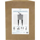 Tehila 16 Gal. Space-Saving Grey Utility Sink Image 3