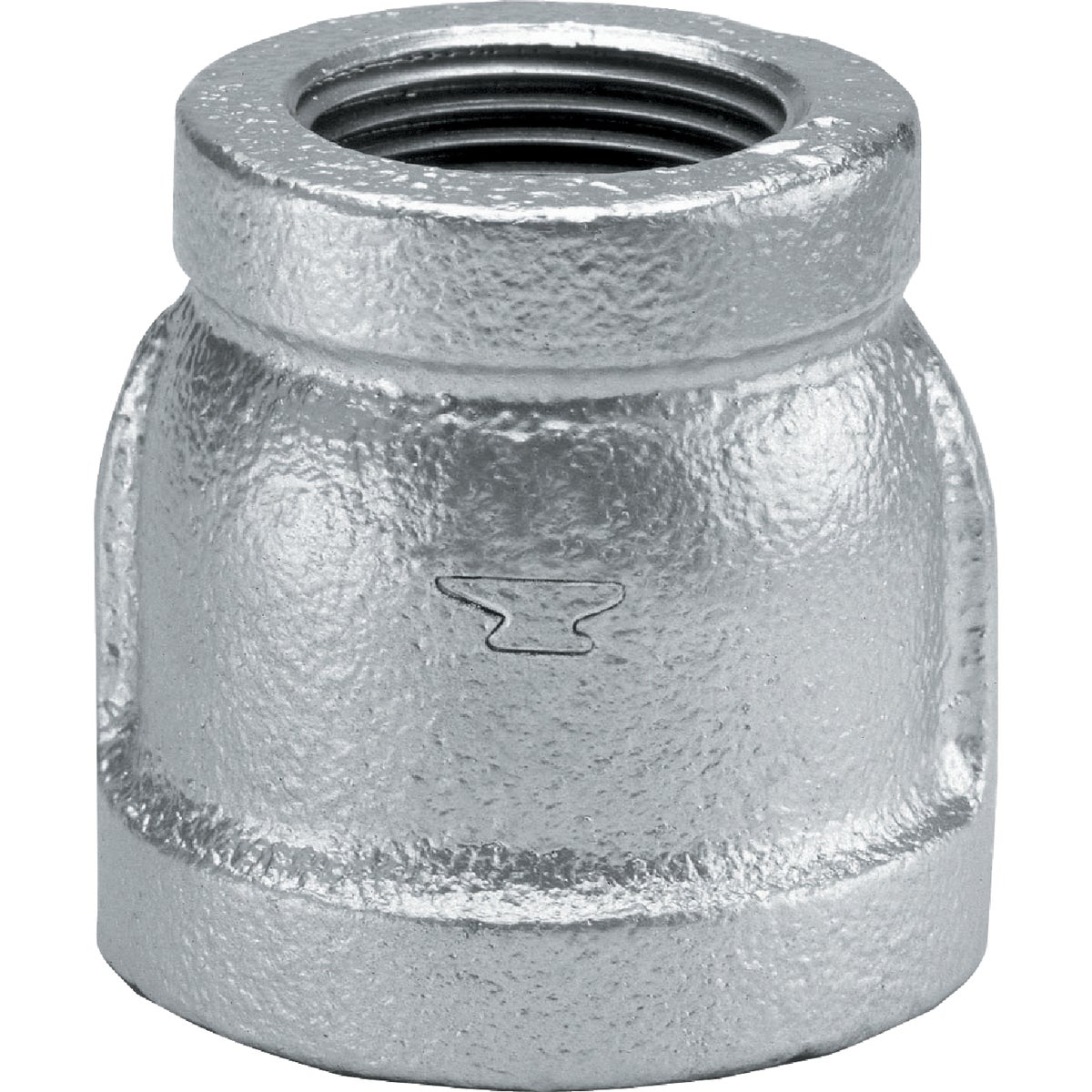 Anvil 1-1/2 In. x 1 In. FPT Reducing Galvanized Coupling Image 1