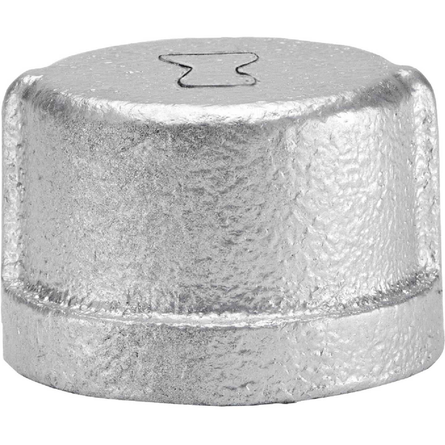 Anvil 1-1/2 In. Malleable Iron Galvanized Cap Image 1