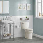 American Standard Colony3 Chair Height Bone Elongated Bowl 1.28 GPF Toilet-To-Go Image 2