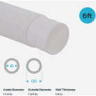Eastman EZ-Flo 1-1/4 In. ID x 6 Ft. L. White Bilge Hose Image 2