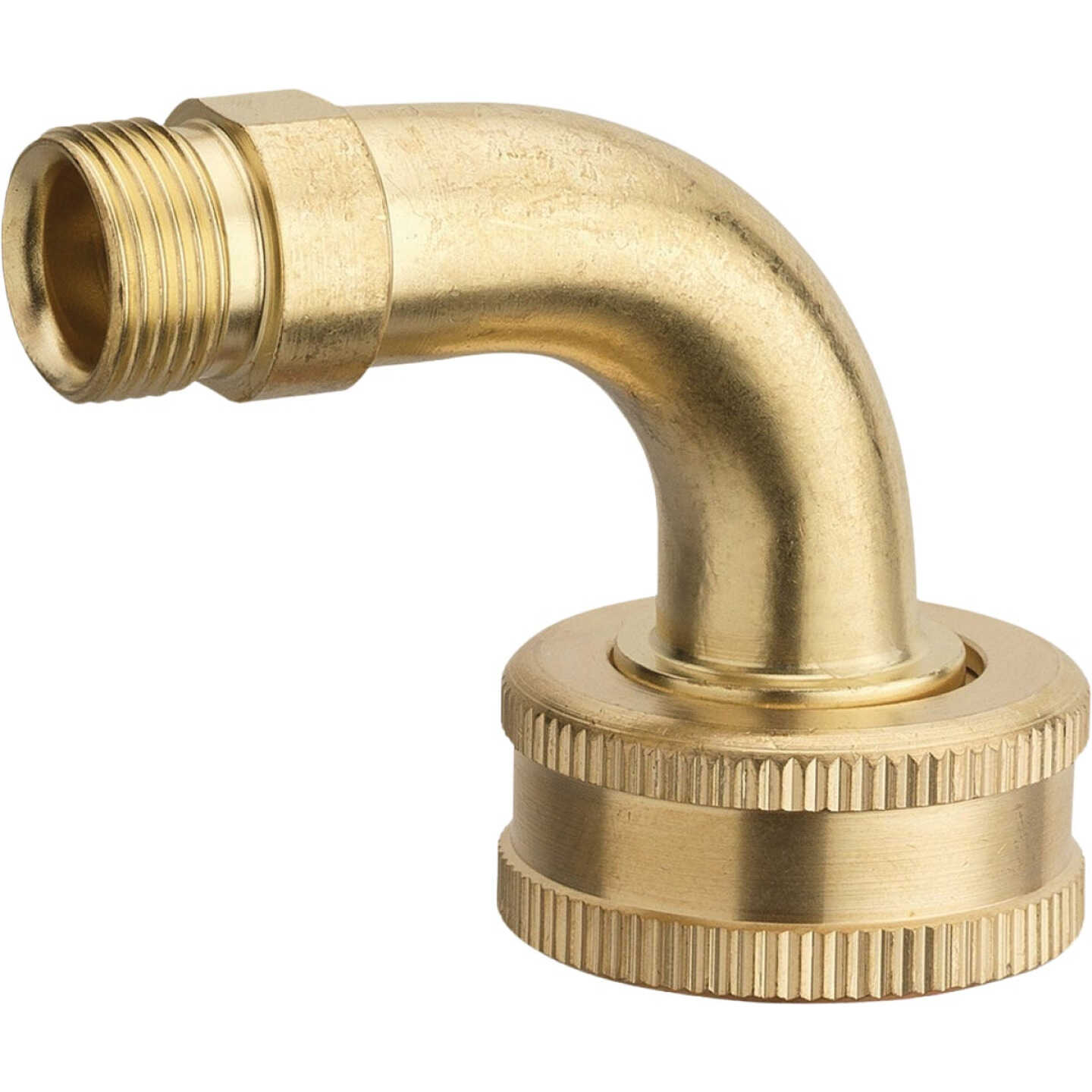 Homewerks 3/8 In. OD X 3/4 In. FHT Dishwasher Elbow Brass Image 1