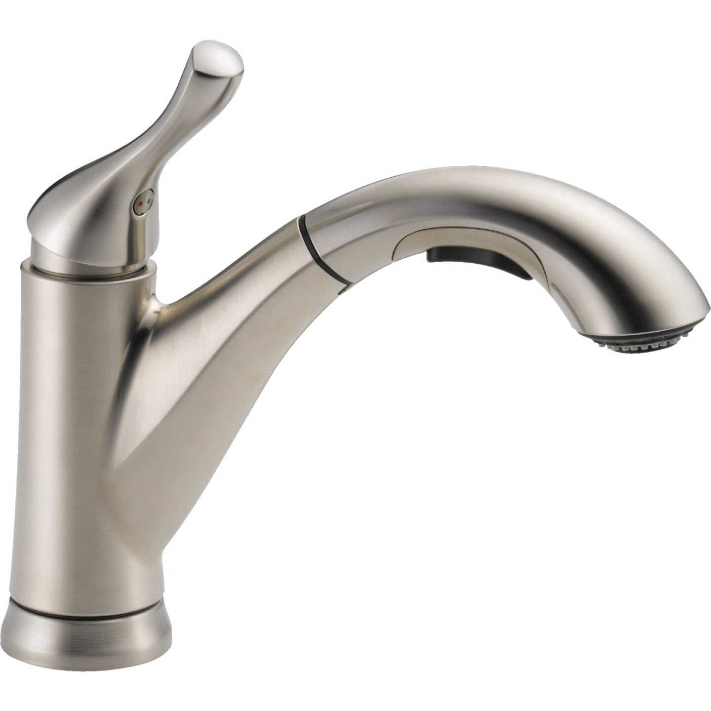 Delta Grant 1-Handle Lever Pull-Out Kitchen Faucet, Stainless Image 1