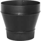 Imperial 6 In. x 5 In. 24 Ga. Thick Wall Black Reducer Image 1