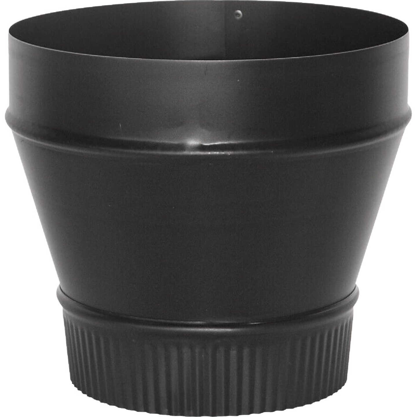 Imperial 6 In. x 5 In. 24 Ga. Thick Wall Black Reducer Image 1