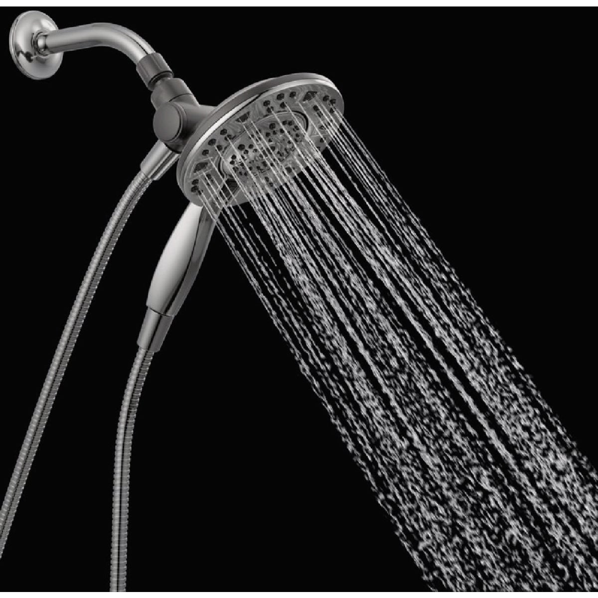 Delta In2ition 4-Spray 1.75GPM Two-In-One Shower Head, Chrome