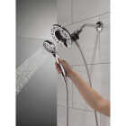 Delta In2ition 4-Spray 1.75GPM Two-In-One Shower Head, Chrome Image 2