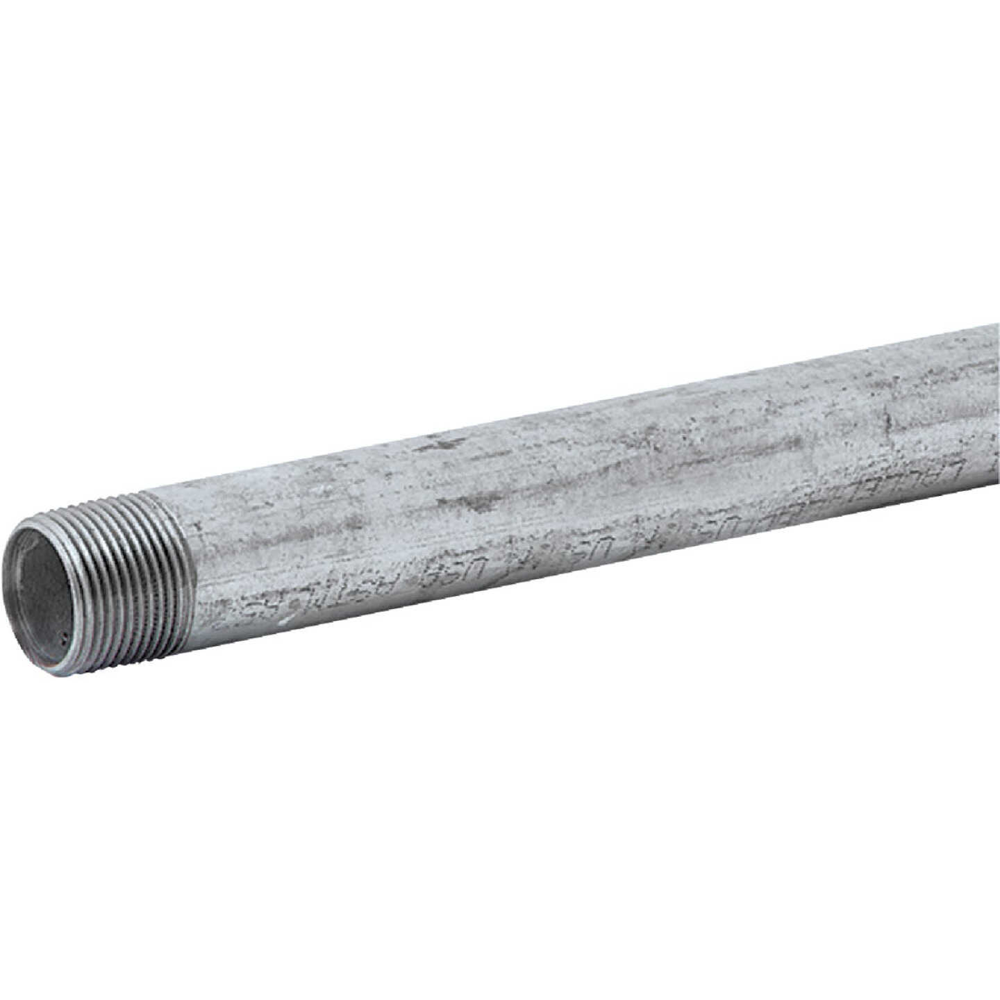 Southland 3/8 In. x 10 Ft. Carbon Steel Threaded Galvanized Pipe Image 1