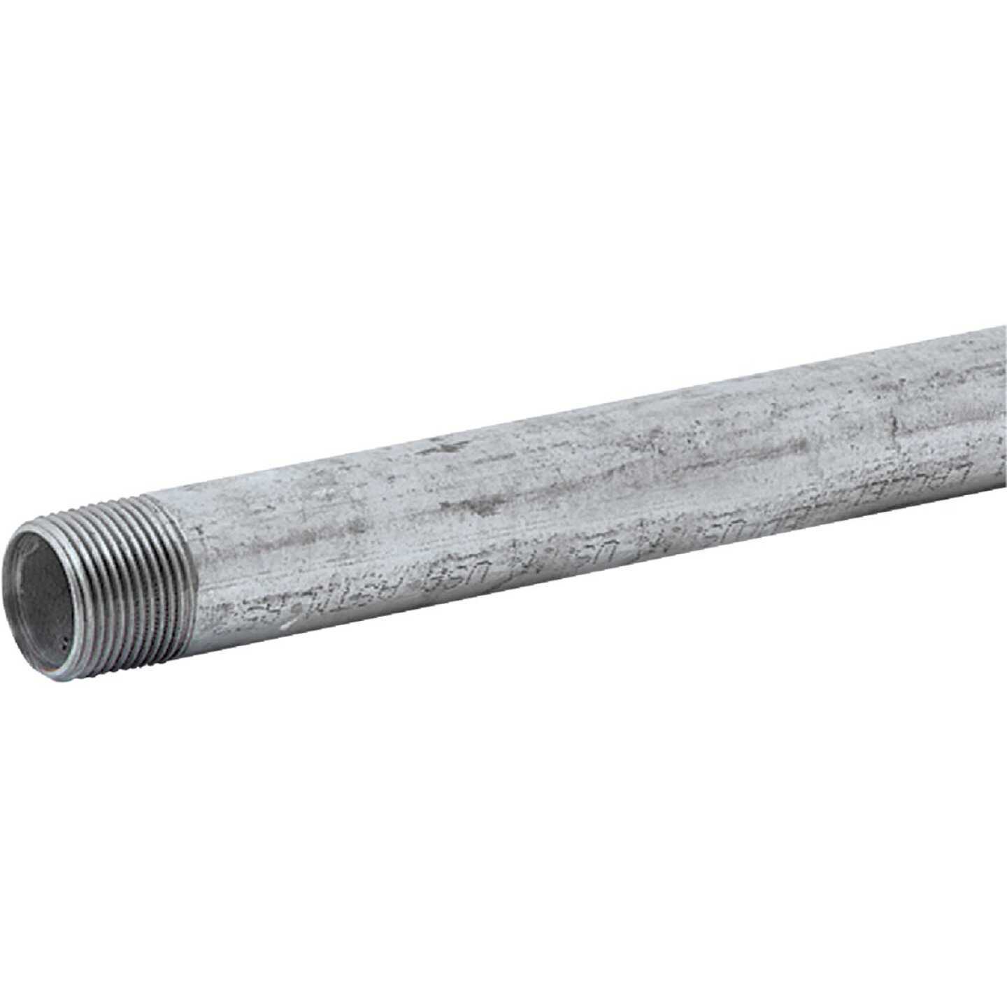 Southland 1-1/4 In. x 10 Ft. Carbon Steel Threaded Galvanized Pipe Image 1