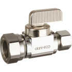 dahl 3/8 In. FIP x 3/8 In. OD Comp Straight Plated Supply Stop Image 1