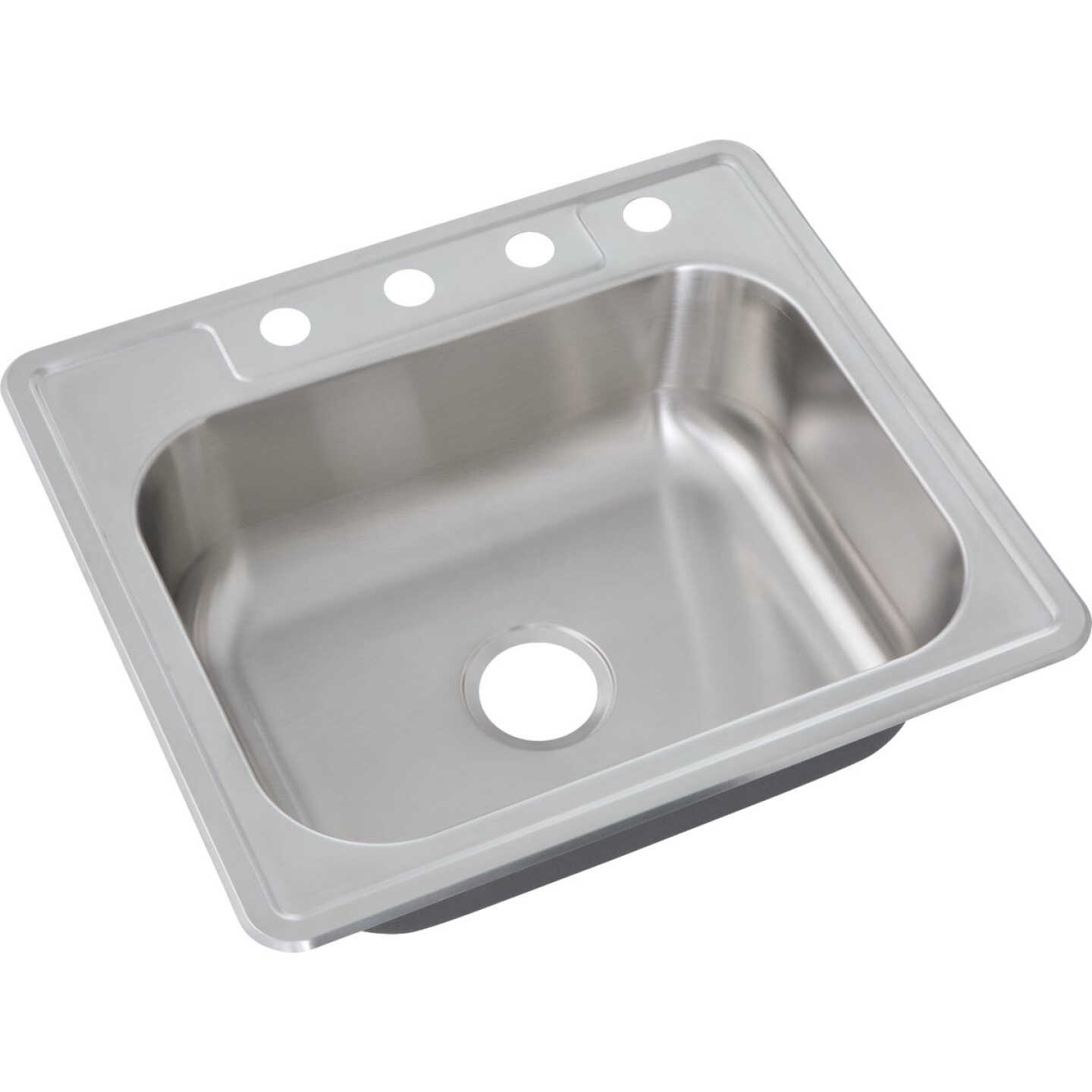 Common Goods 25 In. x 22 In. x 8 In. Single Bowl Top Mount Kitchen Sink Image 1