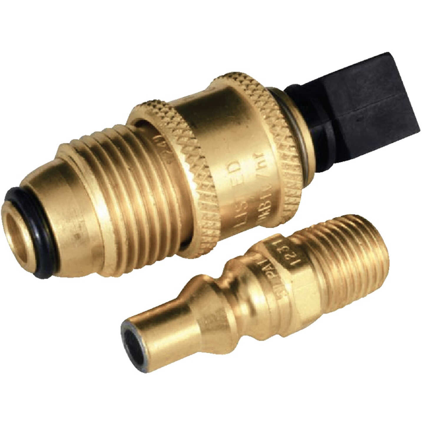 MR. HEATER 1/4 In. MPT x Male Plug Coupling Adapter Image 1