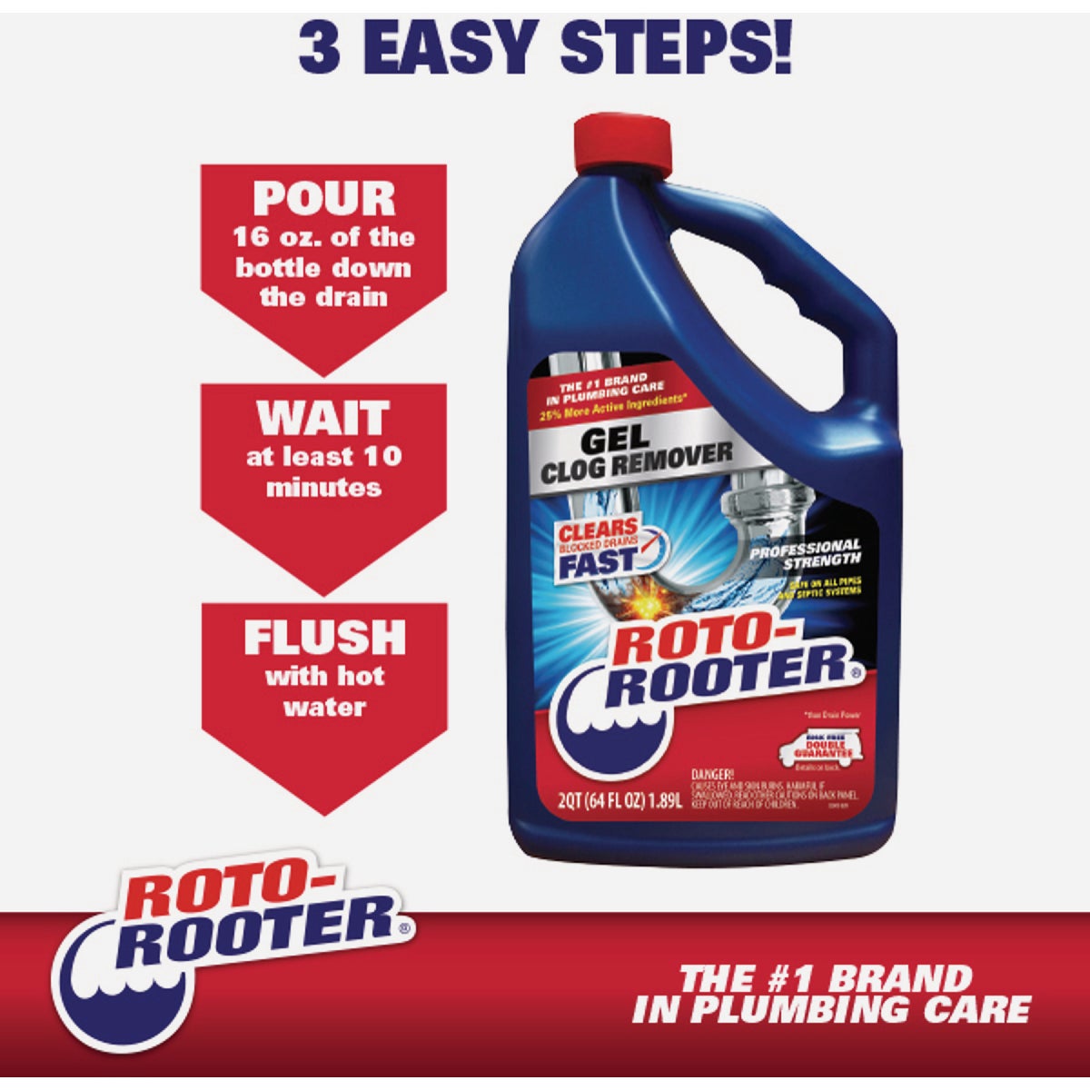 Roto-Rooter 128 Oz. Gel Clog Remover Image 6