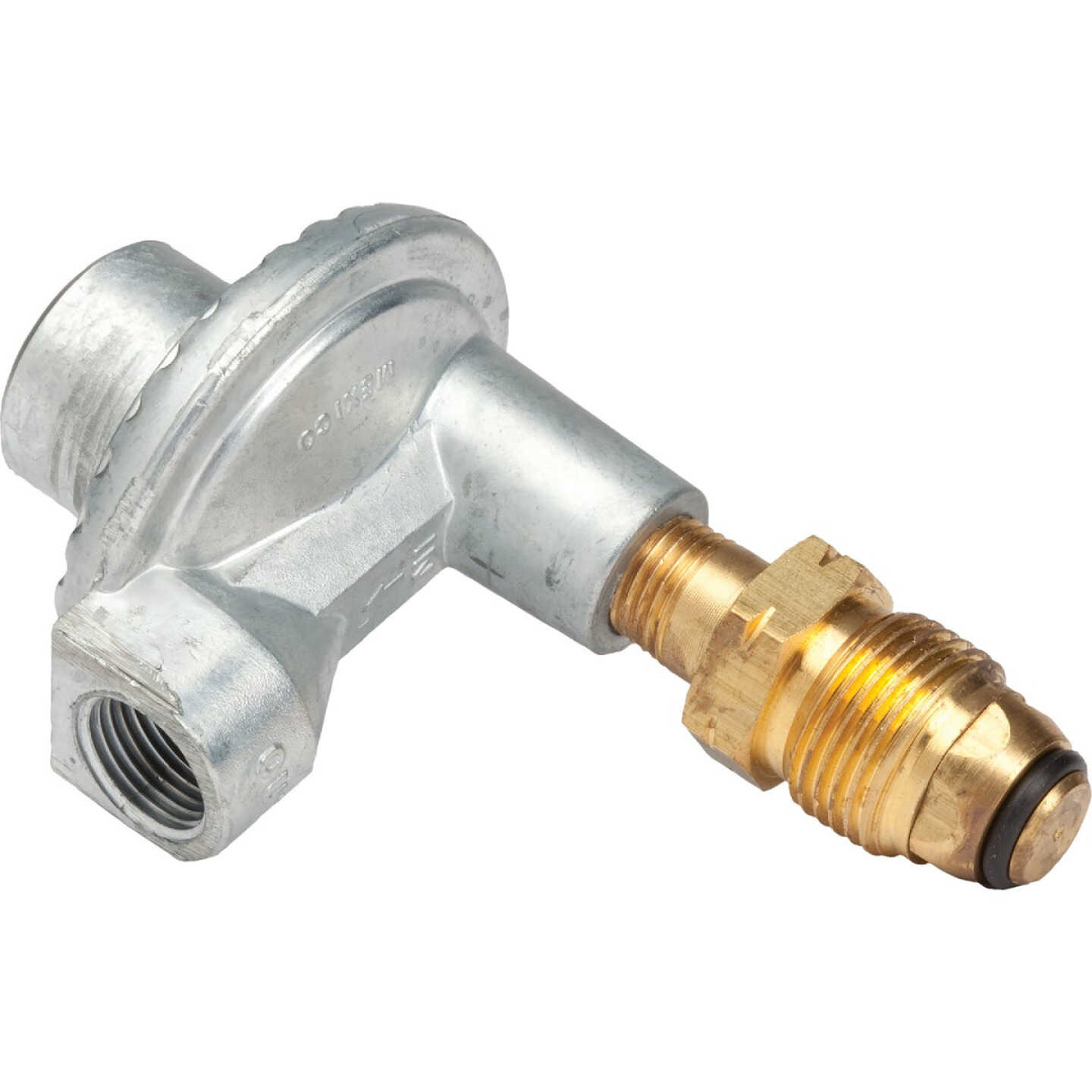 MR. HEATER 3/8 In. FPT x P.O.L. Low Pressure 90 Deg Angle LP Low-Pressure Regulator Image 1