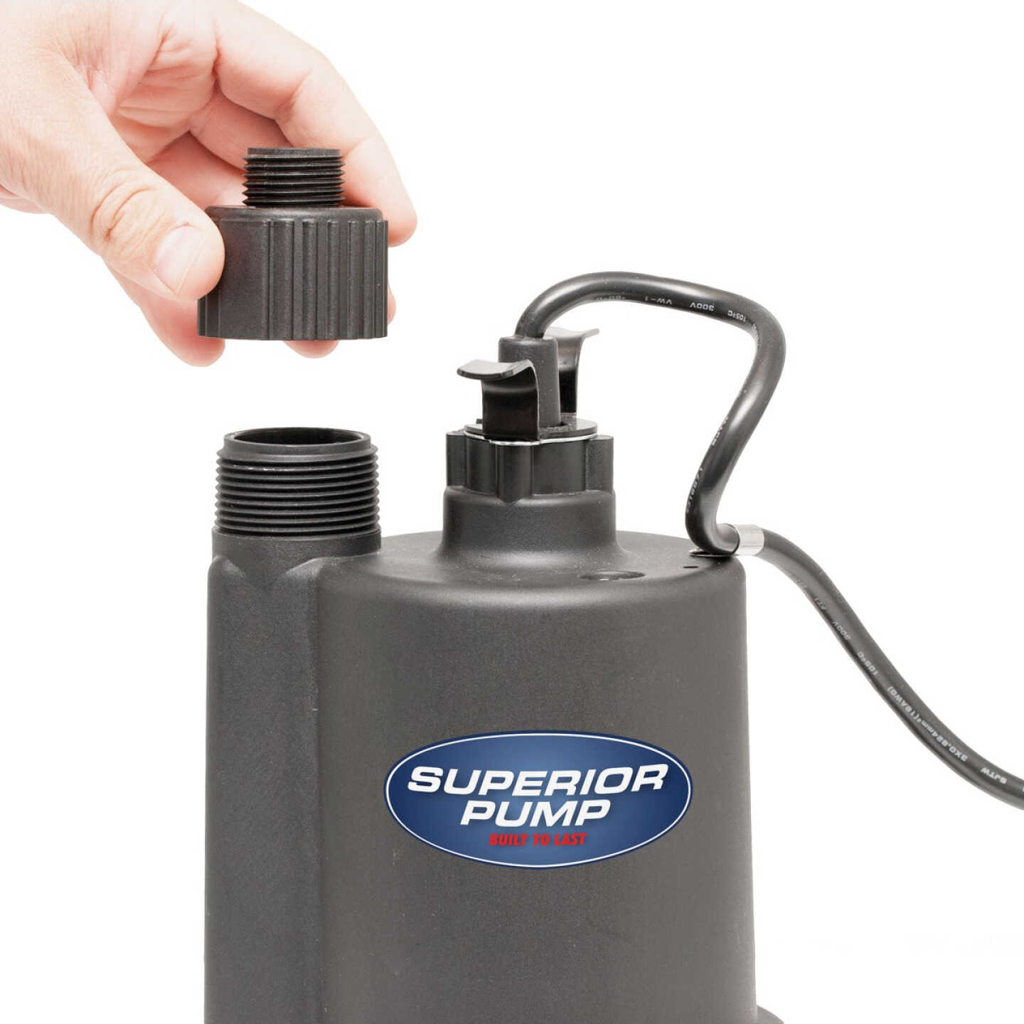Superior Pump 1/4 HP 1800 GPH Thermoplastic Submersible Utility Pump Image 3