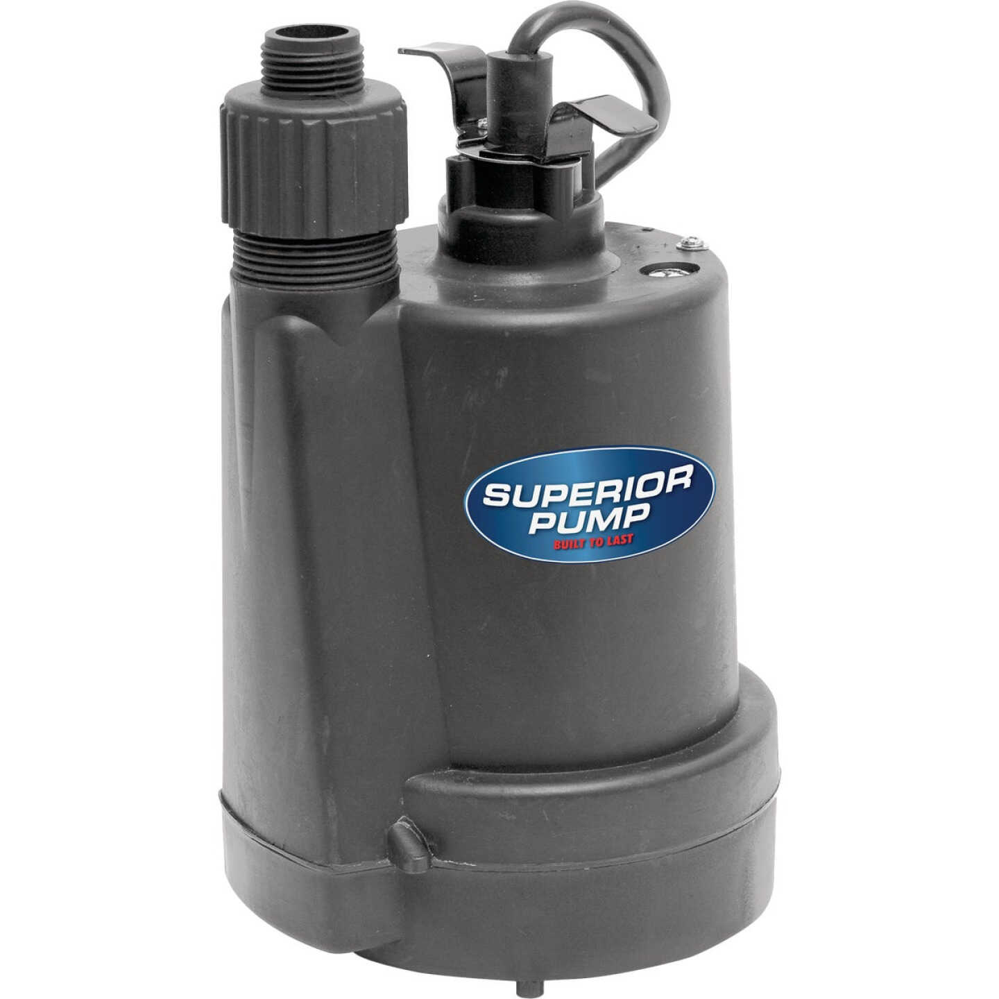 Superior Pump 1/4 HP 1800 GPH Thermoplastic Submersible Utility Pump Image 1