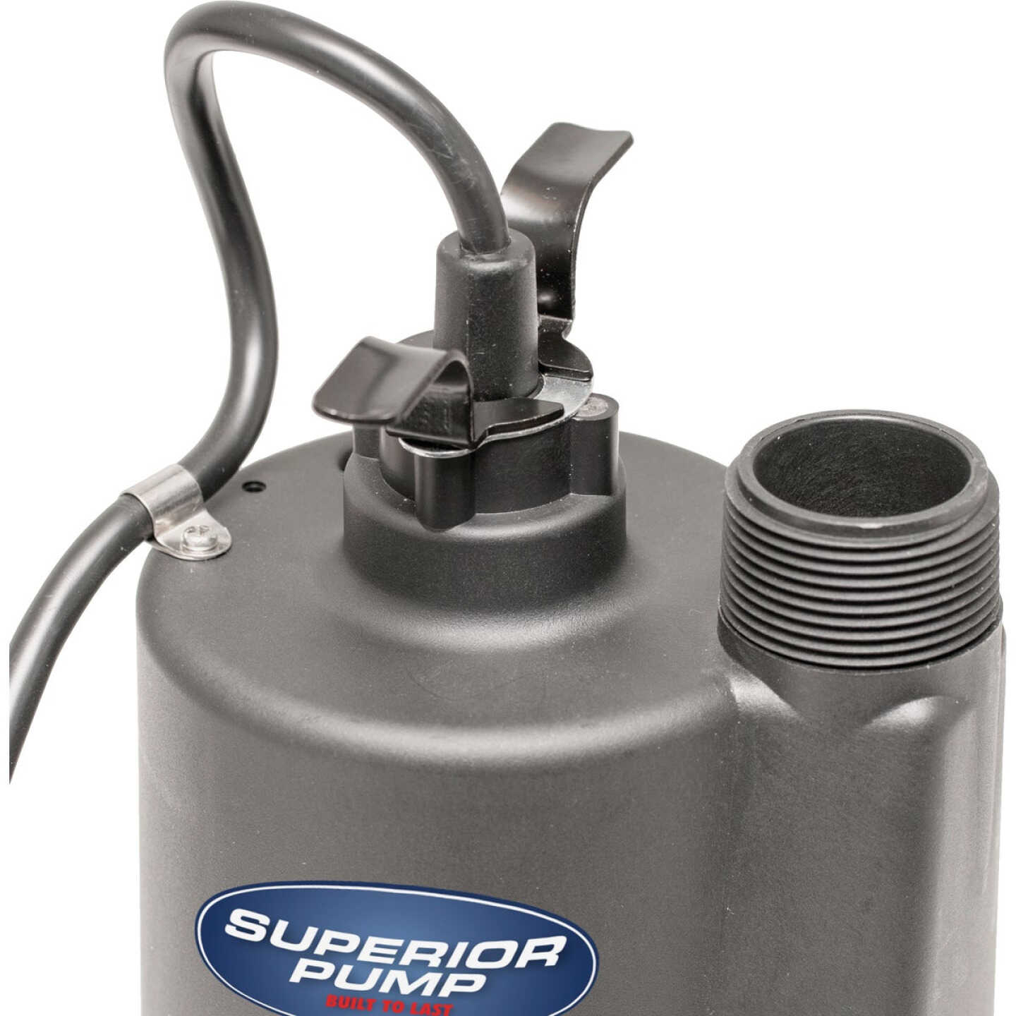 Superior Pump 1/4 HP 1800 GPH Thermoplastic Submersible Utility Pump Image 6