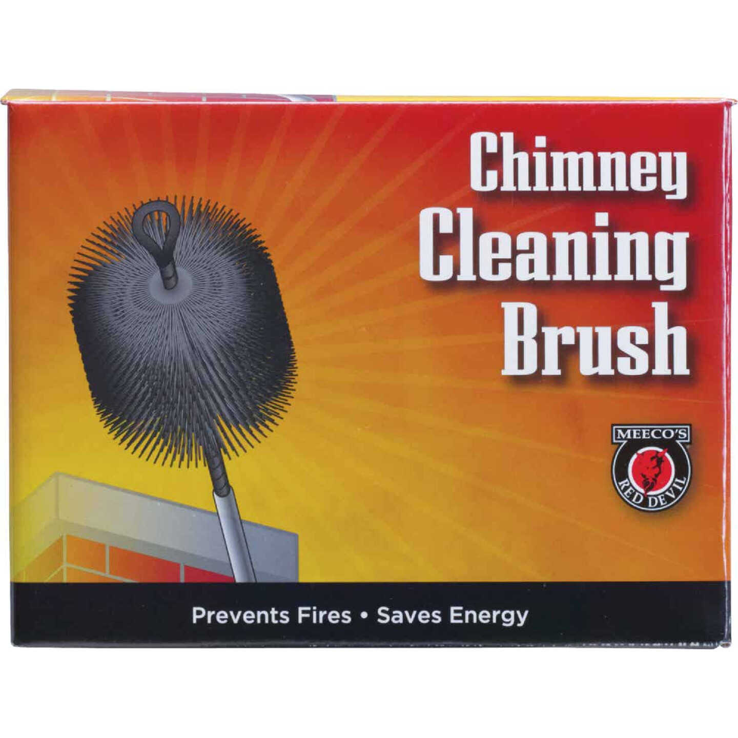 Meeco's Red Devil 6 In. Round Wire Chimney Brush Image 2