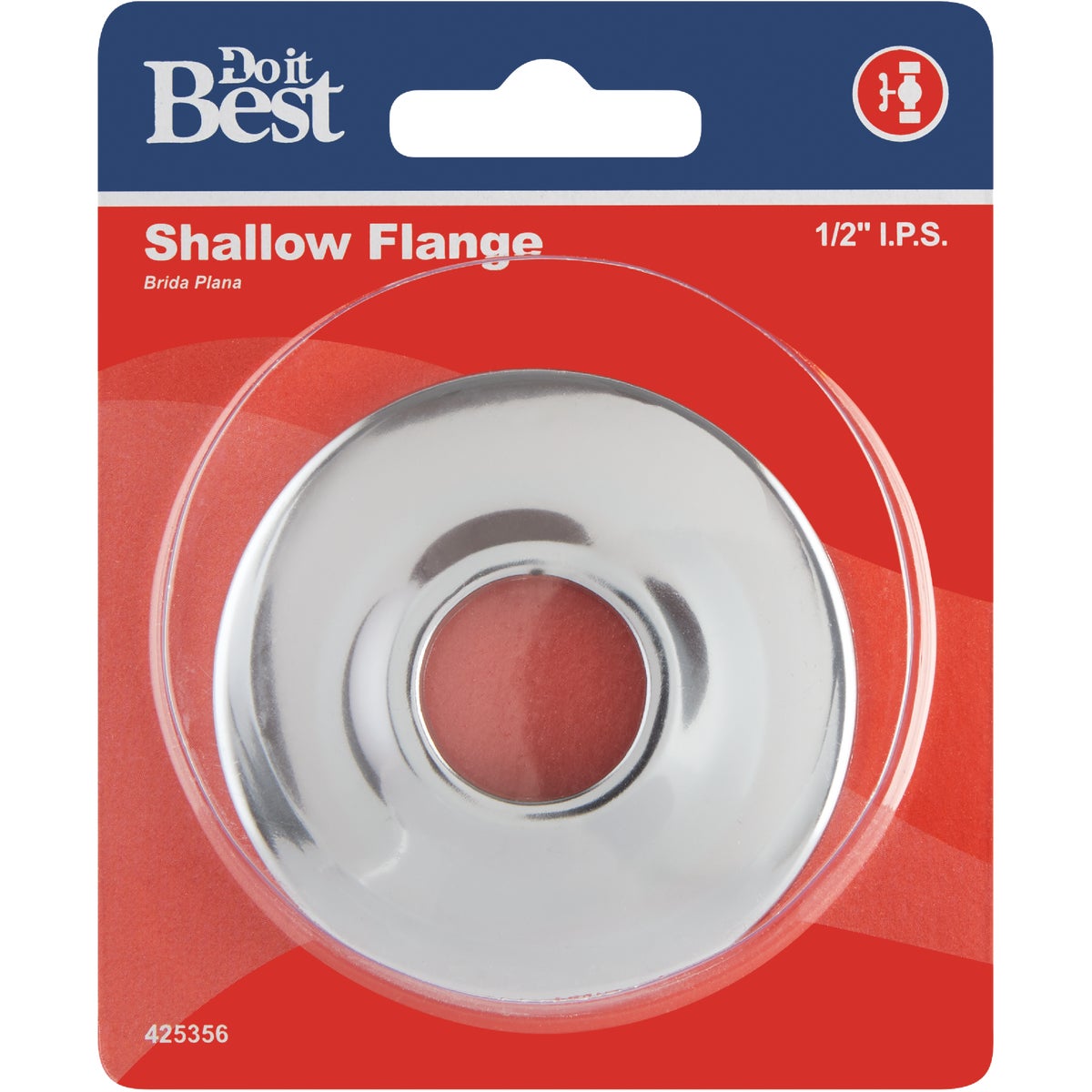Do it Best 1/2 In. IPS Chrome Flange Image 2
