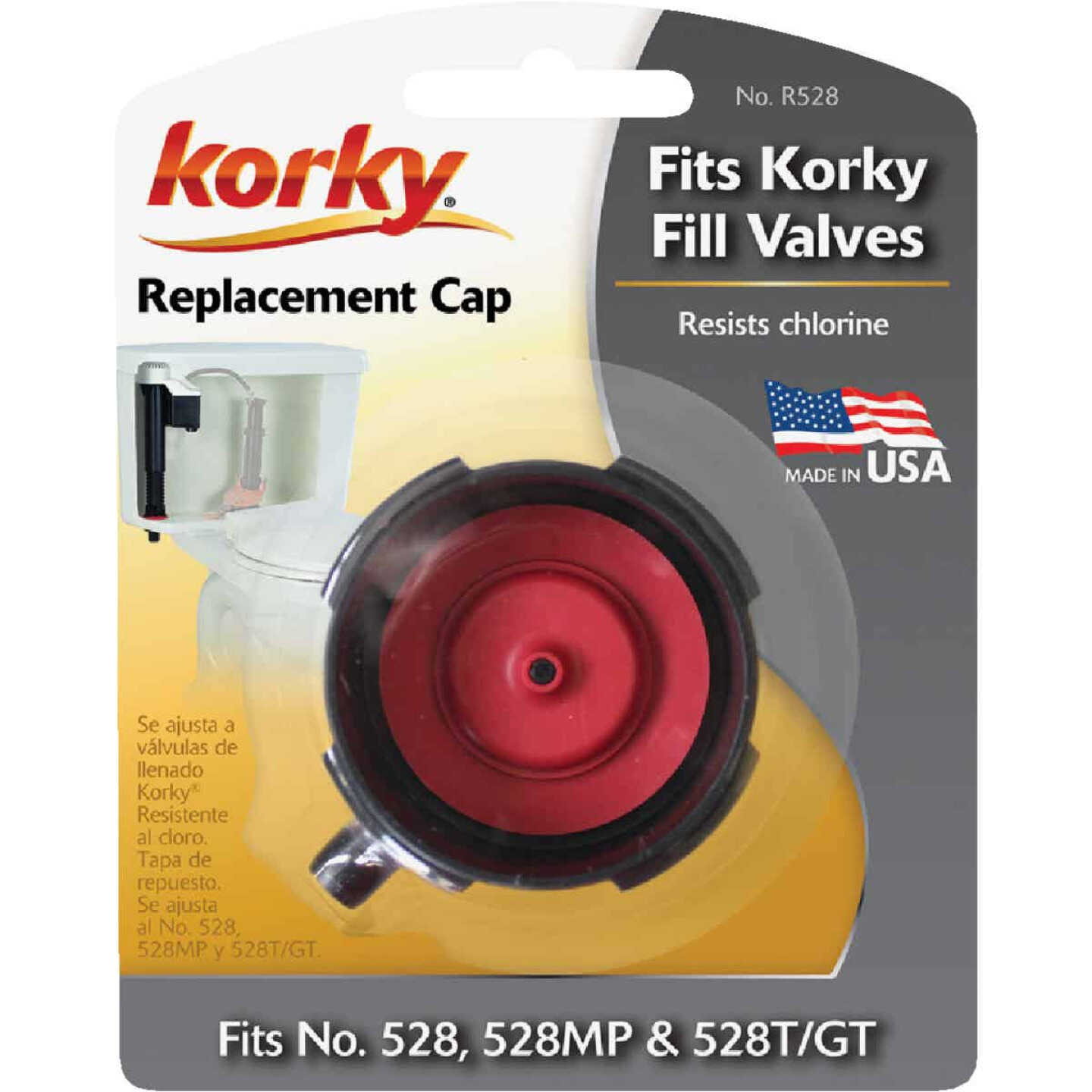 Korky Quiet Fill Cap Assembly Replacement Repair Kit & Parts Image 2
