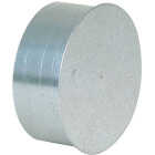 Imperial 28 Ga. 8 In. Galvanized Tee Cap/Plug Image 1