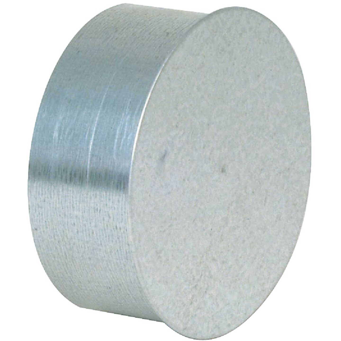 Imperial 28 Ga. 8 In. Galvanized Tee Cap/Plug Image 1