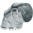 Imperial 30 Ga. 6 In. Galvanized Round to Round Adjustable Take-Off Image 1