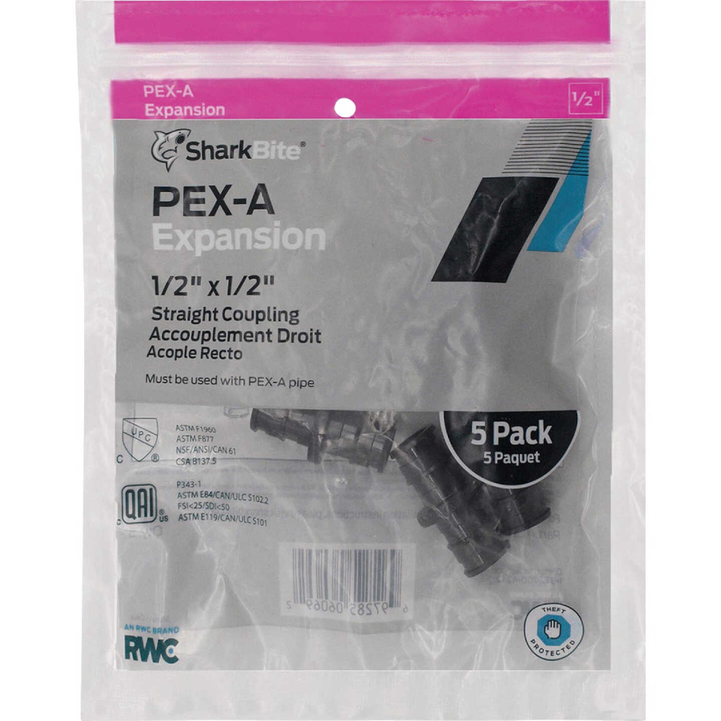 SharkBite 1/2 In. Poly PEX-A Coupling (5-Pack) Image 2