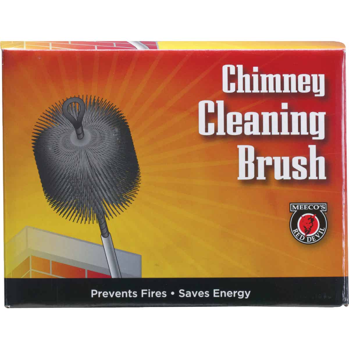 Meeco's Red Devil 8 In. Square Wire Chimney Brush Image 2
