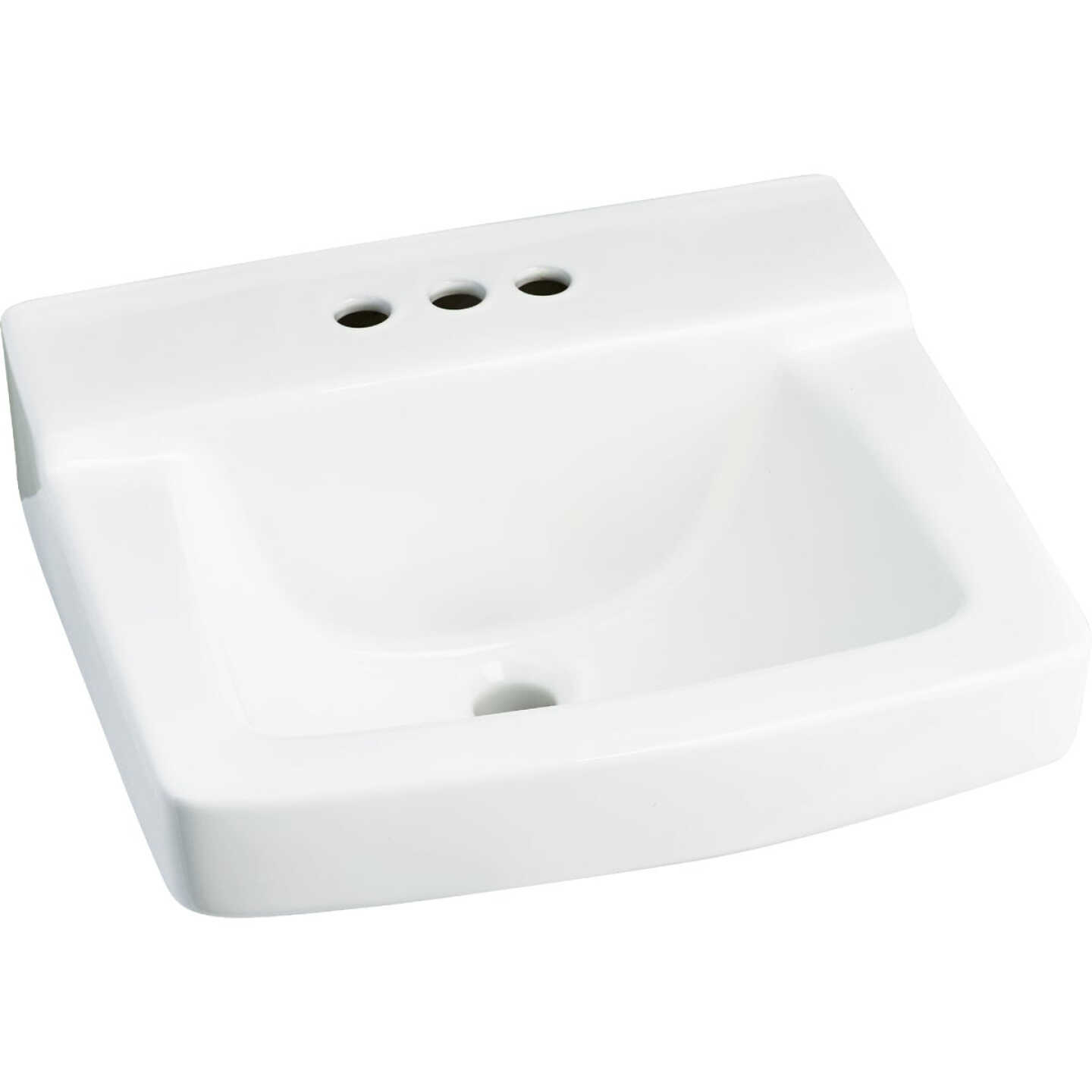 Common Goods Grove White Square Bathroom Sink Image 1