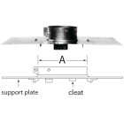 SELKIRK RV 4 In. x 4-5/8 In. x 17 In. x 10 In. Pipe Support Assembly Image 1