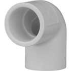 Charlotte Pipe 1/2 In. Slip x Slip Schedule 40 90 Deg. PVC Elbow (1/4 Bend) Image 1