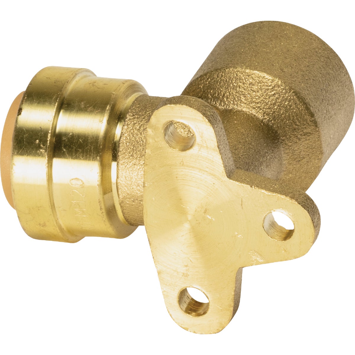 QuickFitting 1/2 In. Push-to-Connect x 1/2 In. FNPT Brass 90 Deg Drop Ear Elbow Image 4