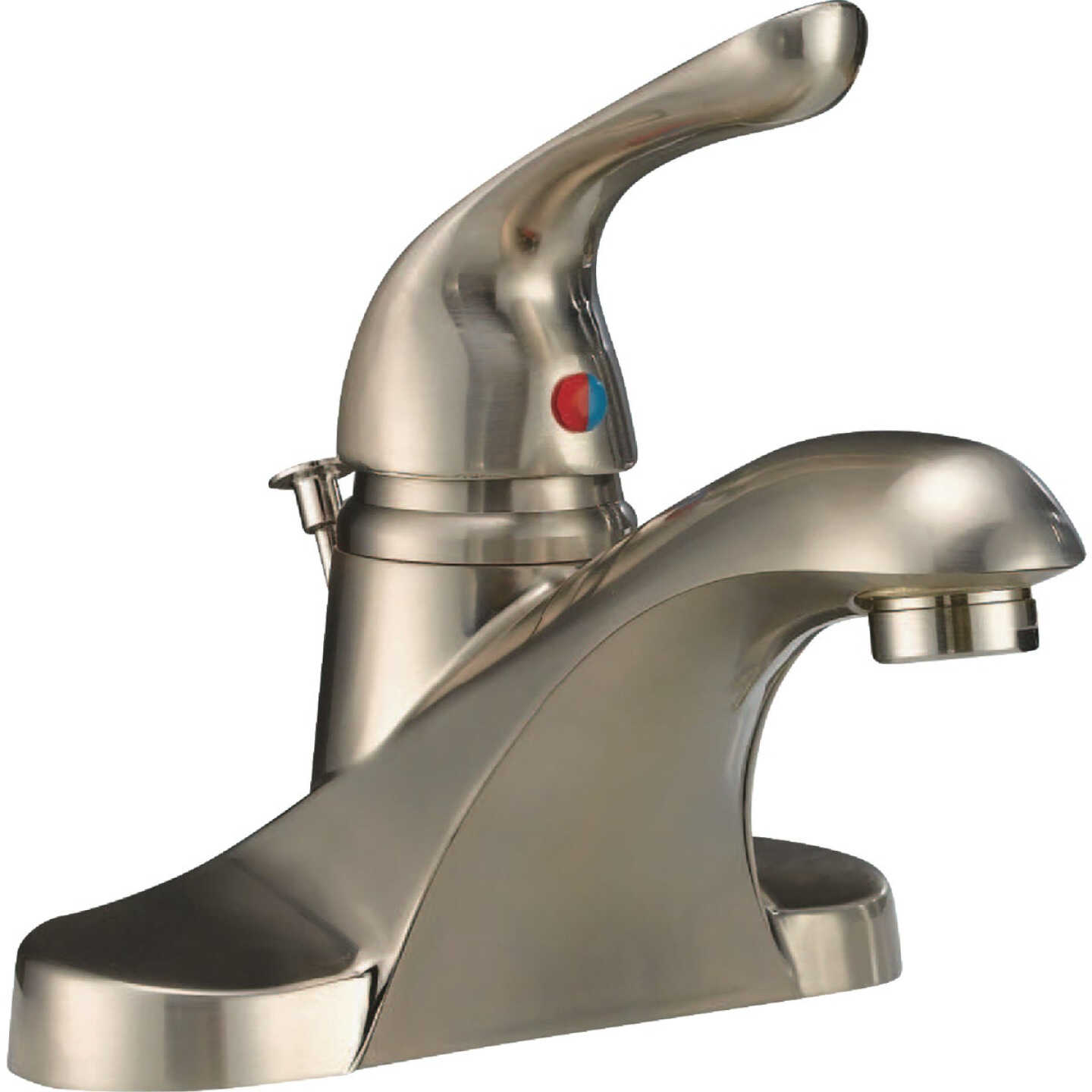 Compass Manufacturing 3113BN Brookfield Brushed Nickel 1-Handle Bathroom Faucet With Popup Image 1