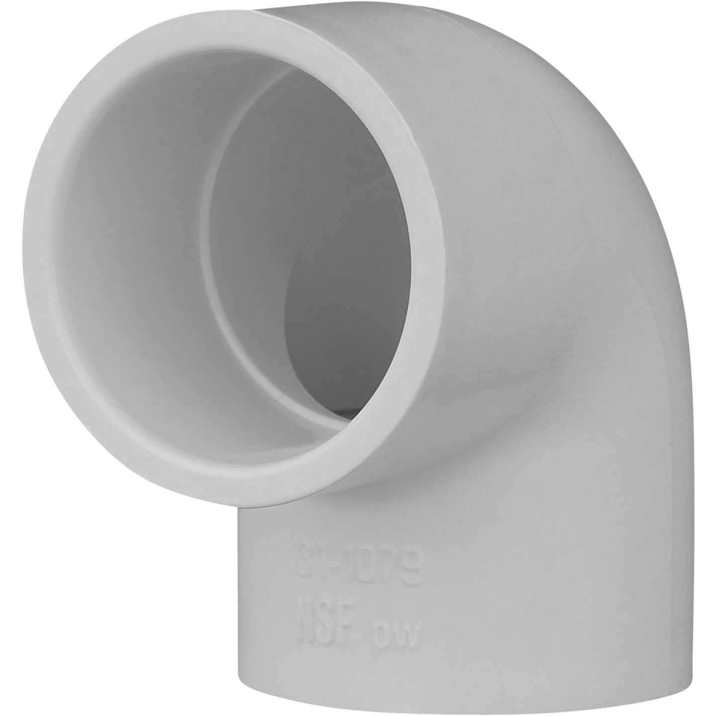 Charlotte Pipe 1 In. Slip x Slip Schedule 40 90 Deg. PVC Elbow (1/4 Bend) Image 1