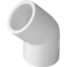 Charlotte Pipe 3/4 In. Slip x Slip Schedule 40 45 Deg. PVC Elbow (1/8 Bend) Image 1