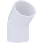 Charlotte Pipe 1-1/4 In. Slip x Slip Schedule 40 45 Deg. PVC Elbow (1/8 Bend) Image 1