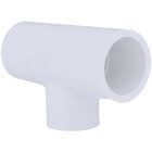 Charlotte Pipe 3/4 In. A x 3/4 In. B x 1/2 In. C Schedule 40 Pressure Reducing PVC Tee Image 1