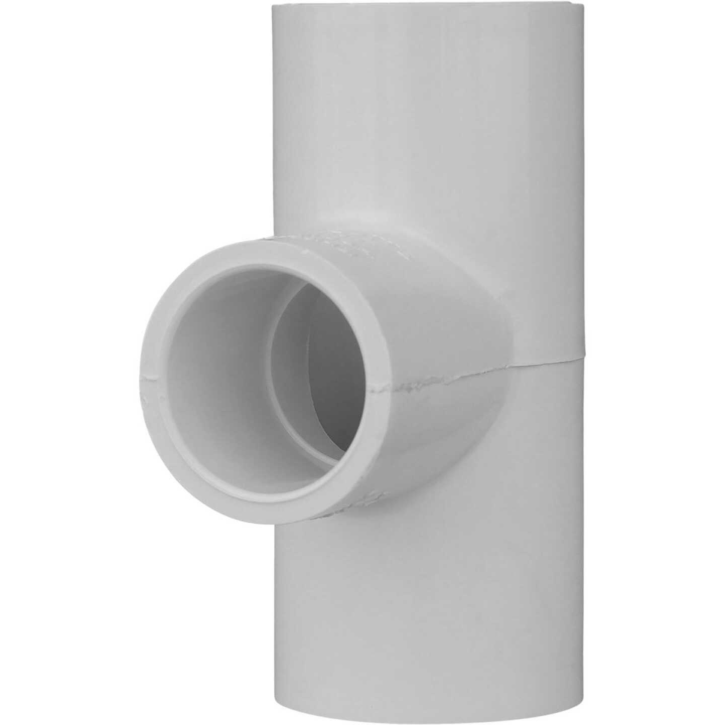 Charlotte Pipe 1 In. A x 1 In. B x 3/4 In. C Schedule 40 Pressure Reducing PVC Tee Image 1