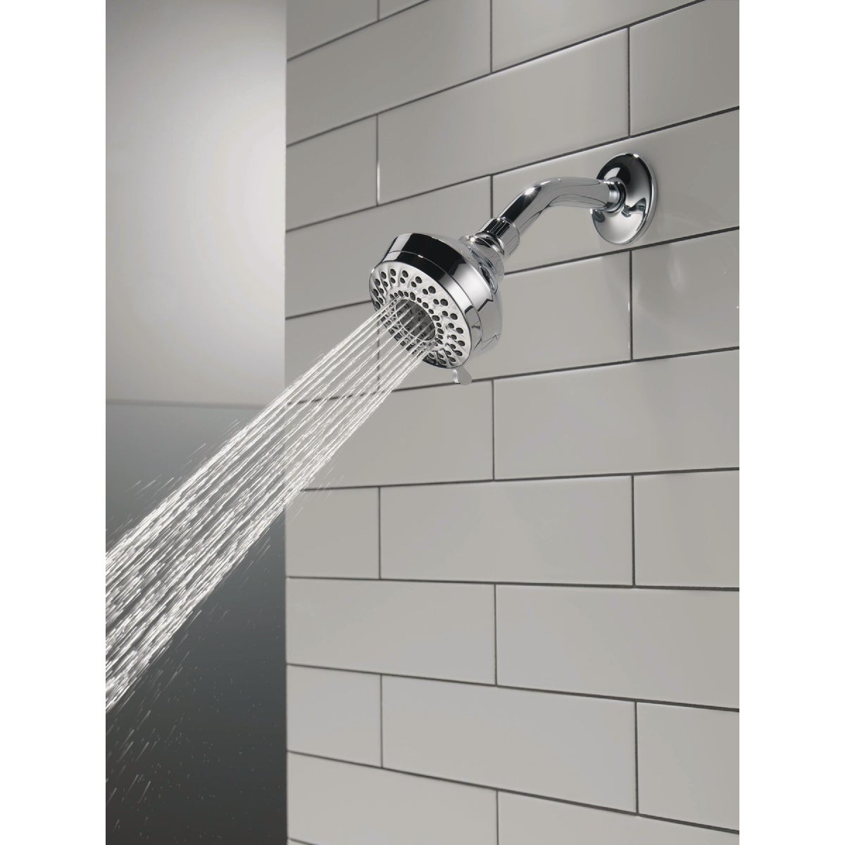 Delta 3-Spray 1.75 GPM Fixed Shower Head, Chrome Image 6