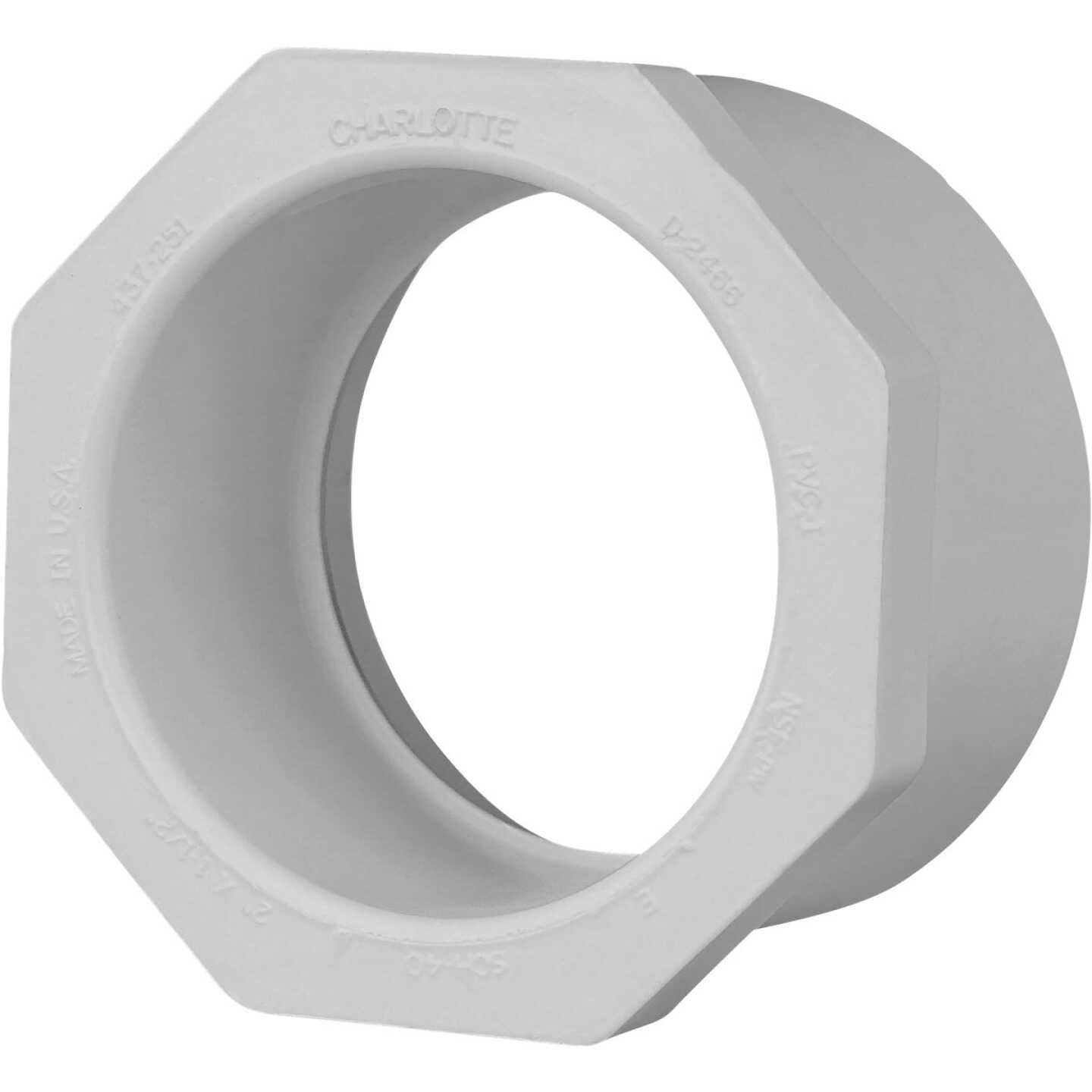 Charlotte Pipe 2 In. SPG x 1-1/2 In. Slip Schedule 40 PVC Bushing Image 1