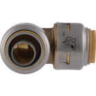 SharkBite 1/2 In. CTS x 1/2 In. Polybutylene 90 Deg. Push-to-Connect Conversion Brass Elbow Image 6