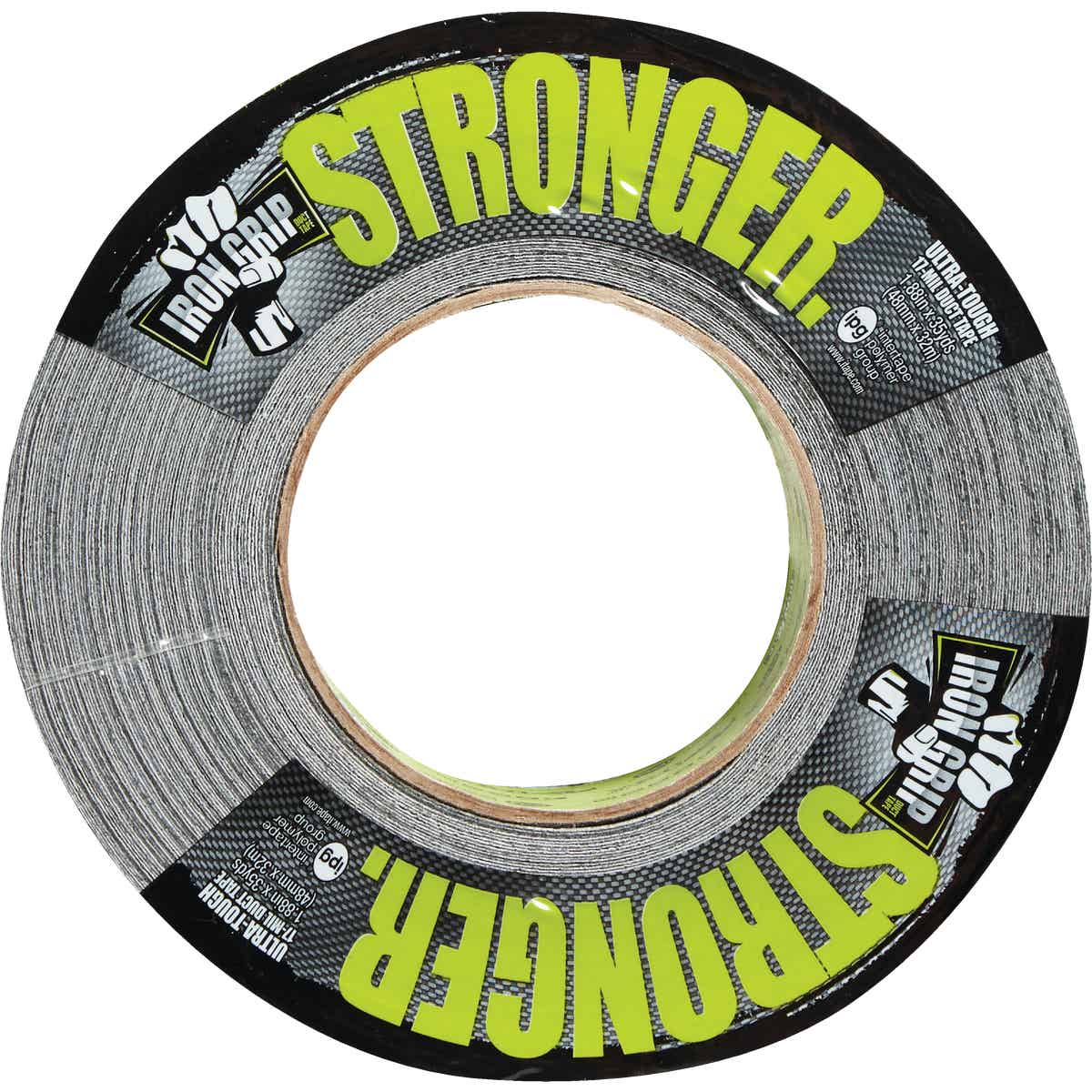 Intertape IRONGRIP 1.88 In. x 35 Yd. Duct Tape, Black Image 3